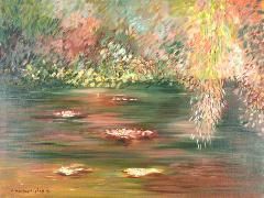 Titre: Etang de Monet 4, Artiste: Van Landeghem, Joelle