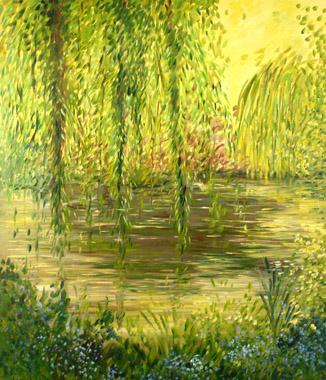 Titre: Etang de Monet 9, Artiste: Van Landeghem, Joelle