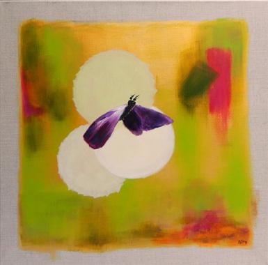 Titre: Bulles de papillon violet, Artiste: MAURESMO, Nathalie