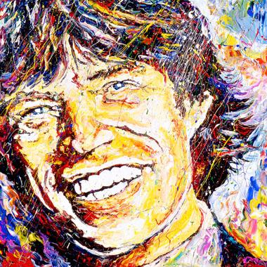 Titre: Mick Jagger, Artiste: Maes, Gilles